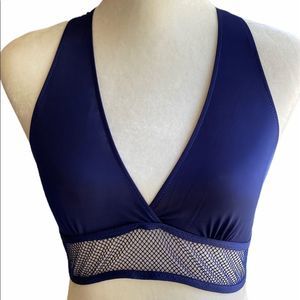 Urban Outfitters Triangle Halter Mesh Bralette